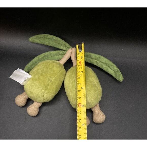 Jellycat 5” Amuseables Joined Pair of Olives Plush Lovey - Picture 4 of 7